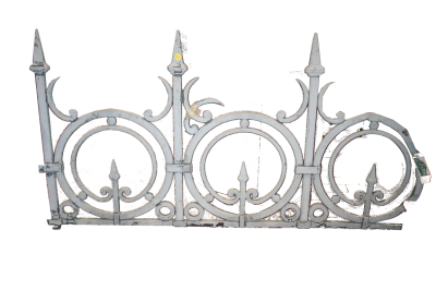 Elemento decorativo in zinco da edificio francese